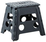 Taburet pliabil Kesper 70538 , gri, 36,5 x 32 x 30 cm