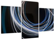 Tabloul cu linii albastre (90x60 cm)