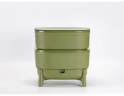 Recipient de compostare Plastia Economy, verde, 38 x38 x 38 cm