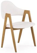 Scaun de sufragerie Akra (alb). Promo -6%. 1048199