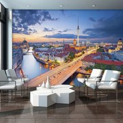 Fototapet - Panorama Berlinului (152,5x104 cm)