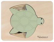 Puzzle de inserat din lemn Turtle – Kindsgut