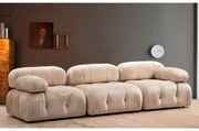 Canapea cu 3 Locuri Bubble 3 Seater ( L1-O1-1R) - Velvet 288 X 95 X 75