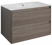 Mobilier de baie inferior Porto 80 cu lavoar în culoarea ulmului rauna