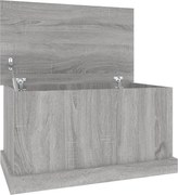 vidaXL Cutie de depozitare, gri sonoma, 70x40x38 cm, lemn prelucrat