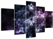 Tablou - Mandala Lotus în spațiu (150x105 cm)