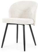 Scaun tapitat Riley bej