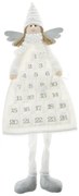 Calendar Advent textil Angel alb-auriu , 60 x 120cm