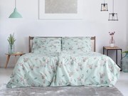 Lenjerie de pat creponata SAVA verde deschis Dimensiune lenjerie de pat: 70 x 90 cm | 140 x 200 cm