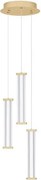 Lustra cu 3 pendule LED 3000K PHEME auriu periat