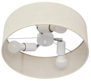 Lustră pe tijă ALBA 3xE27/15W/230V crem