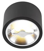 Spot modern de plafon negru AR111 cu LED inclus - Expert