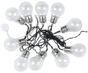 Șir solar LED 10xLED/1W/1,2V 1xAA 2 m IP44 3000K 300 mAh