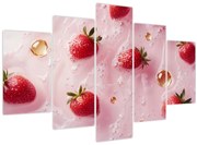 Tablou - Căpșuni în bule (150x105 cm)