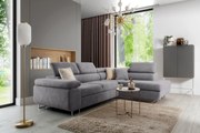 Colțar extensibil Annabelle L dreapta - gri Vogue 14 / picioare cromate