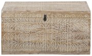 Cufăr în culoare naturală din lemn de mango 45x50 cm Malati – Støraa