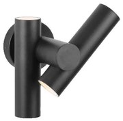 LED Aplica de perete exterior 2xLED/3W/230V 4000K IP44 negru