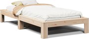 vidaXL Cadru de pat fără saltea, 75x190 cm, lemn masiv de pin