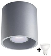 Plafonieră LED FRIDA 1xGU10/7W/230V gri Brilagi