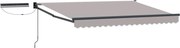 vidaXL Cort electric retractabil Gri deschis 3 x 2,5 m