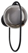 Aplică CORDEL 1xG9/28W/230V negru/negru fumuriu