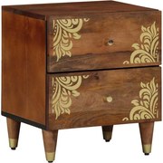vidaXL Dulap de noapte Maro miere 40 x 33 x 46 cm Lemn de mango solid