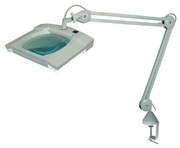 Lampă LED de masă cu lupă și clemă LED/5W/230V