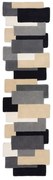 Covor tip traversă gri din lână 60x230 cm Collage – Flair Rugs