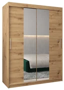 Dulap de haine 150 cm Toki 1 (stejar artisan + stejar artisan). 1064911