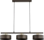 Lustră suspendată pe cablu SELIA 3xE27/15W/230V, maro