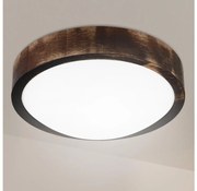 Brilagi - Plafonieră LED CARVALHO SLIM SMOKEY LED/20W/230V, finisaj stejar, Ø 27,5 cm