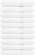 vidaXL Prosoape saună premium, SOLUND 10 buc alb 80x200cm 600gsm