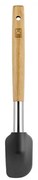 Spatula  BRA Market, maner lemn, cap silicon, 27 x 2 cm