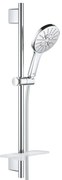 Grohe Rainshower Eco 9.5 SmartActive 130 Set dus cu bara 60 cm si savoniera, crom