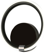 Aplica LED design modern Willow negru mat, alb