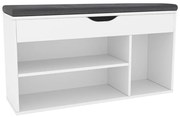 Pantofar (dulap pantofi) Filesas (alb + negru) . 1116342