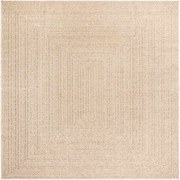 vidaXL Covor ZIZUR aspect iută, 240x240cm, pentru interior și exterior