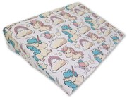 Perna antireflux cu husa detasabila bumbac 40x59 cm Kidizi Beige Unicorn