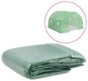 vidaXL Copertină de rezervă pentru seră (9 m²), verde, 300x300x200 cm
