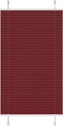 vidaXL Jaluzea plisată Bordeaux Roșu 80x100 cm Lățime țesătură 79,4 cm