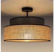 Plafonieră BOHO 1xE27/60W/230V maro/bej