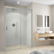 Usa de nisa culisanta Roth Cariba 120 cm sticla 6 mm crom dreapta