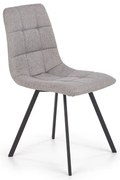 Scaun de bucaterie Crowder, gri/negru