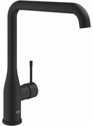 Baterie bucatarie negru mat Grohe Essence pipa pivotanta