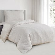 Lenjerie de pat din jacard Florida bej, 140 x 200cm, 70 x 90 cm