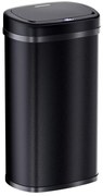 Deuba Coș de gunoi pătrat fără atingere cu USB 50 L - negru