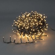 Nedis CLCC400 - Ghirlandă LED pentru exterior, 400 LED, 7 moduri de iluminare, 11 m, IP44, alb cald