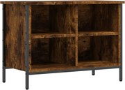 vidaXL Pantofar, stejar fumuriu, 69x35x50 cm, lemn compozit