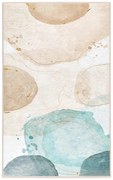 Covor crem/turcoaz lavabil 160x230 cm Puddle – Mila Home