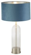 Veioza/Lampa de masa design decorativ Oxford nickel/teal